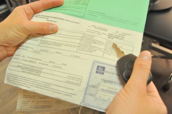 Asigurarea RCA poate ajunge la 1000 de euro